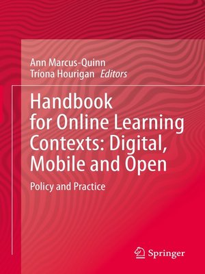 cover image of Handbook for Online Learning Contexts